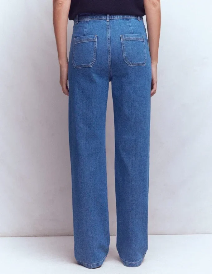 Straight Leg Pocket Jeans Mid Vintage Straight Leg Pocket Jeans Mid Vintage