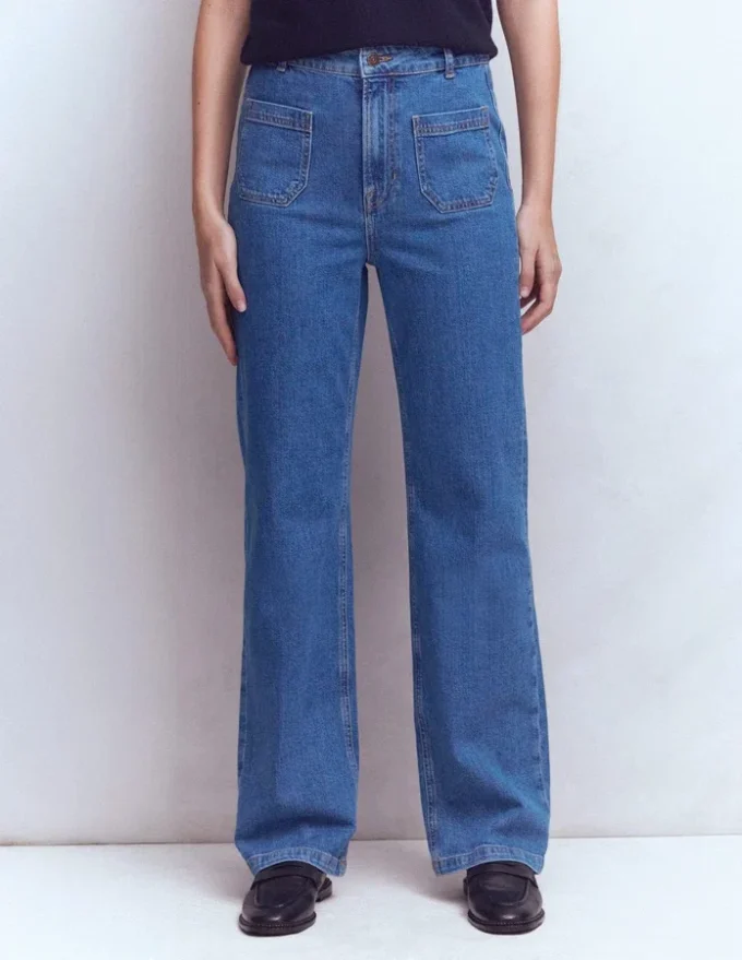 Straight Leg Pocket Jeans Mid Vintage Straight Leg Pocket Jeans Mid Vintage