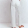 Straight Leg Pocket Jeans White Straight Leg Pocket Jeans White