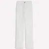 Straight Leg Pocket Jeans White Straight Leg Pocket Jeans White