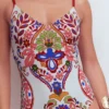 Strap Print Swimsuit Multi, Enchanted Gardenia Strap Print Swimsuit Multi, Enchanted Gardenia