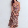Strap Print Swimsuit Multi, Enchanted Gardenia Strap Print Swimsuit Multi, Enchanted Gardenia