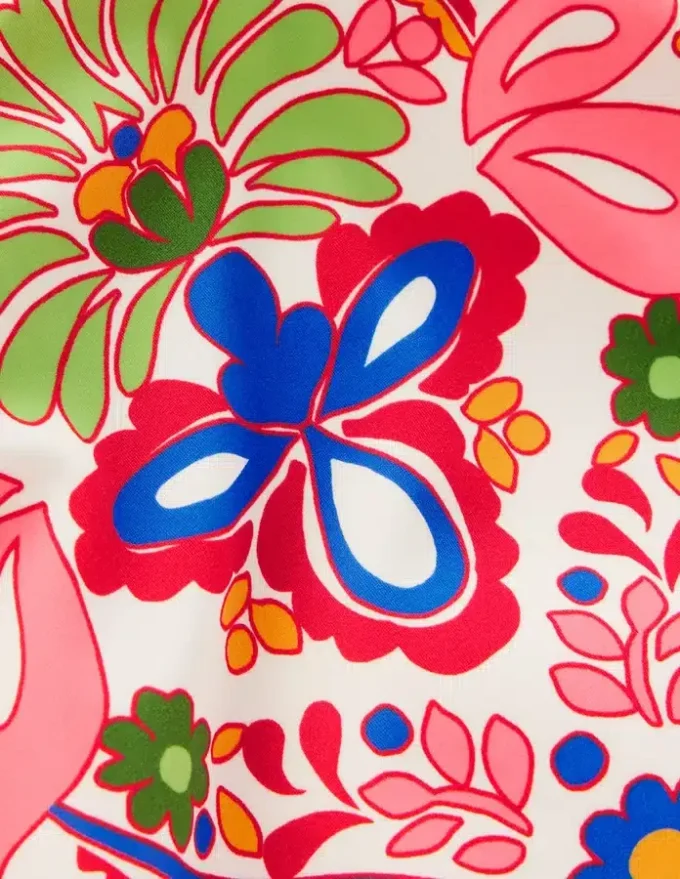 Strap Print Swimsuit Multi, Enchanted Gardenia Strap Print Swimsuit Multi, Enchanted Gardenia