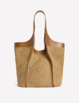 Straw Tote Natural Raffia