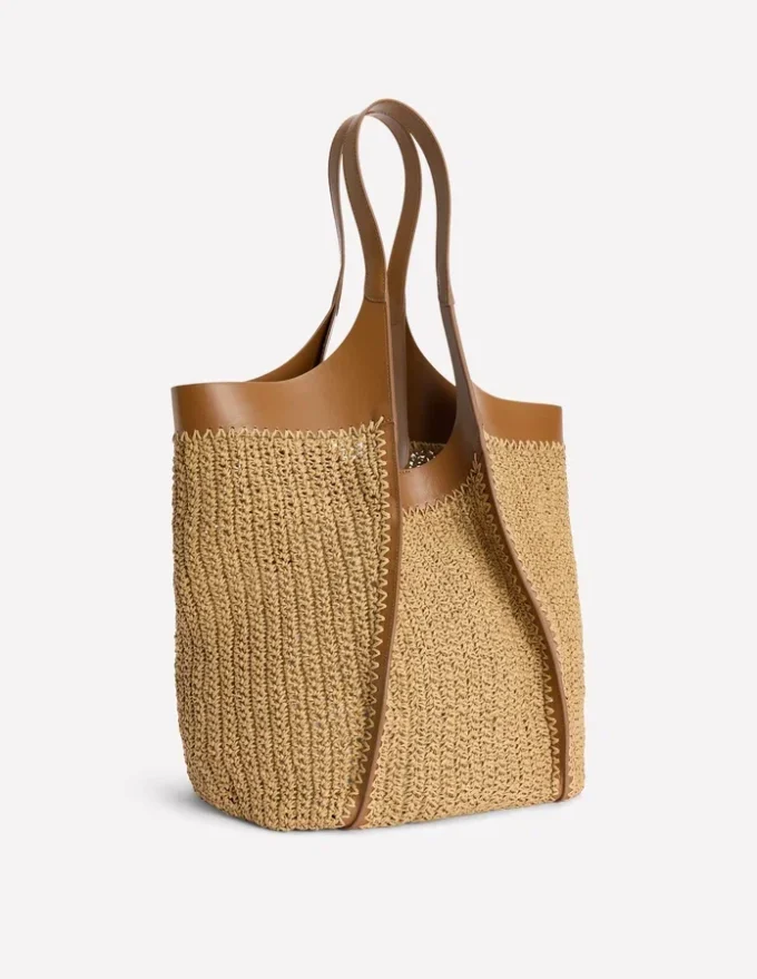 Straw Tote Natural Raffia Straw Tote Natural Raffia