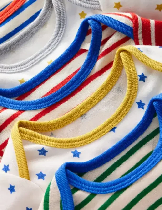 Striped 5 Pack Bodies Multi Stripes/Stars