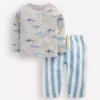 Striped Sweat Play Set Blue Stripe Whales