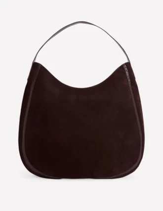 Suede Hobo Bag Bitter Chocolate