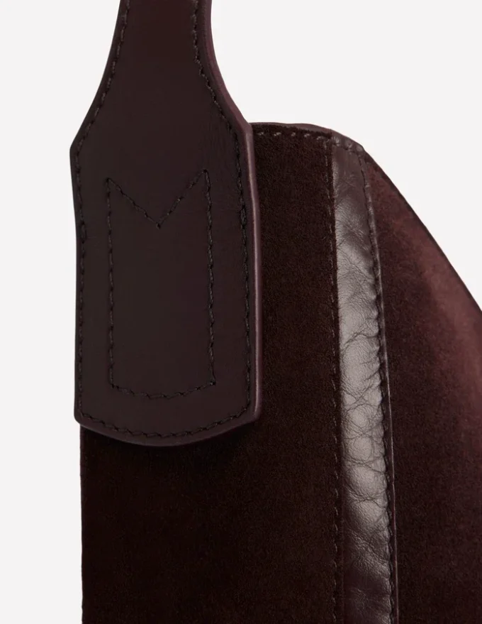 Suede Hobo Bag Bitter Chocolate Suede Hobo Bag Bitter Chocolate