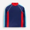 Sun Safe Col Block Rash Vest Mazarine Blue