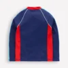 Sun Safe Col Block Rash Vest Mazarine Blue