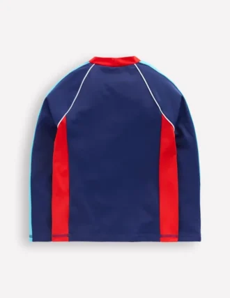 Sun Safe Col Block Rash Vest Mazarine Blue