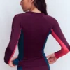 Sun Safe Raglan Guard Top Purple, Colourblock Sun Safe Raglan Guard Top Purple, Colourblock
