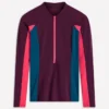 Sun Safe Raglan Guard Top Purple, Colourblock Sun Safe Raglan Guard Top Purple, Colourblock