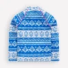 Sunsafe Patterned Rash Vest Azure Blue Woodblock Sunsafe Patterned Rash Vest Azure Blue Woodblock