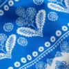 Sunsafe Patterned Rash Vest Azure Blue Woodblock Sunsafe Patterned Rash Vest Azure Blue Woodblock