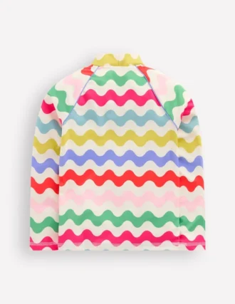Sunsafe Patterned Rash Vest Multi Wave