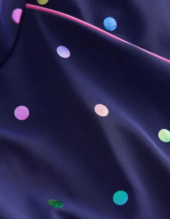 Sunsafe Patterned Rash Vest Rainbow Foil Confetti Spot Sunsafe Patterned Rash Vest Rainbow Foil Confetti Spot