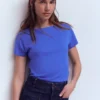 Supersoft Boat Neck T-Shirt Beaucoup Blue Supersoft Boat Neck T-Shirt Beaucoup Blue