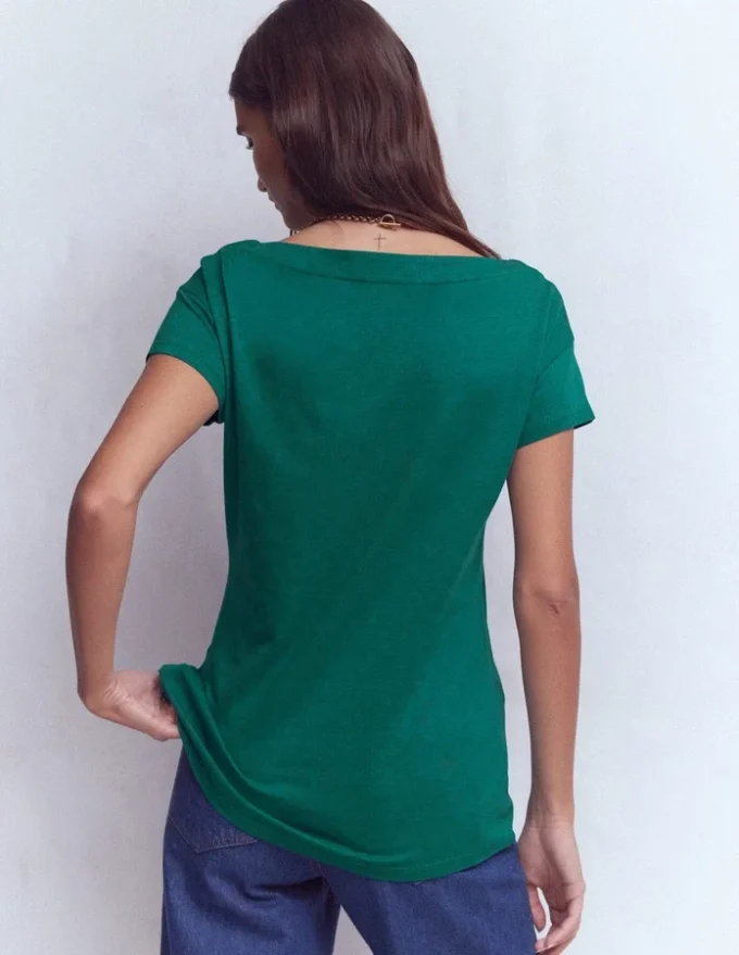 Supersoft Boat Neck T-Shirt Deep Teal