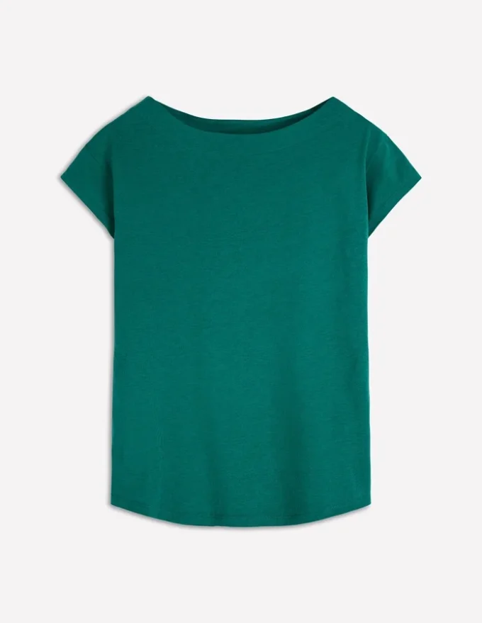 Supersoft Boat Neck T-Shirt Deep Teal