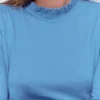 Supersoft Frill Detail Top Captains Blue Supersoft Frill Detail Top Captains Blue