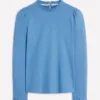 Supersoft Frill Detail Top Captains Blue Supersoft Frill Detail Top Captains Blue