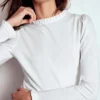 Supersoft Frill Detail Top White Supersoft Frill Detail Top White