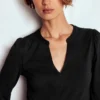 Supersoft Notch Top Black Supersoft Notch Top Black