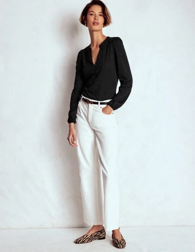 Supersoft Notch Top Black Supersoft Notch Top Black