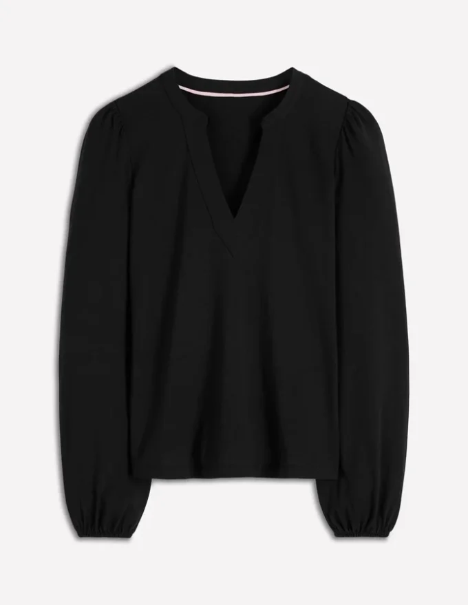 Supersoft Notch Top Black Supersoft Notch Top Black