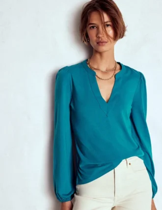 Supersoft Notch Top Deep Sea Green