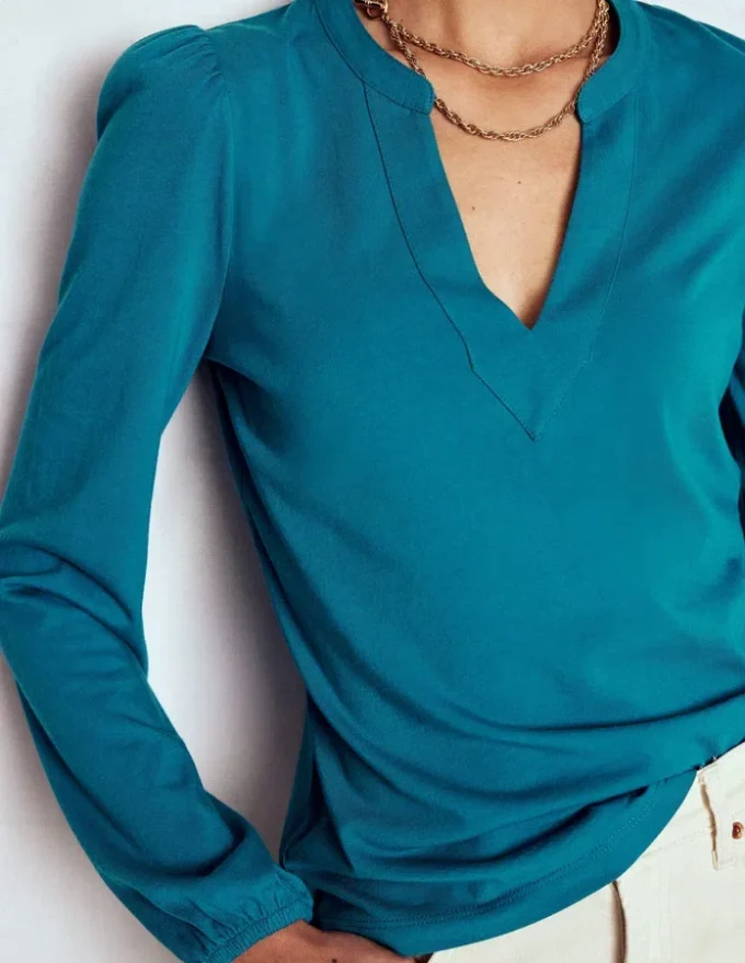 Supersoft Notch Top Deep Sea Green Supersoft Notch Top Deep Sea Green