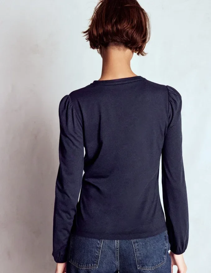 Supersoft Notch Top Navy Supersoft Notch Top Navy