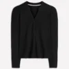 Supersoft Open Neck Henley Black Supersoft Open Neck Henley Black
