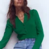Supersoft Open Neck Henley Jewel Green Supersoft Open Neck Henley Jewel Green