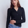 Supersoft Open Neck Henley Navy Supersoft Open Neck Henley Navy