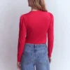 Supersoft Open Neck Henley Pomegranate Supersoft Open Neck Henley Pomegranate