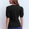 Supersoft Short Sleeve Henley Black Supersoft Short Sleeve Henley Black