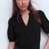 Supersoft Short Sleeve Henley Black Supersoft Short Sleeve Henley Black