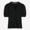 Supersoft Short Sleeve Henley Black Supersoft Short Sleeve Henley Black