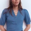 Supersoft Short Sleeve Henley Denim Blue Supersoft Short Sleeve Henley Denim Blue