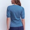Supersoft Short Sleeve Henley Denim Blue Supersoft Short Sleeve Henley Denim Blue