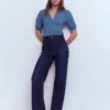Supersoft Short Sleeve Henley Denim Blue Supersoft Short Sleeve Henley Denim Blue