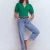 Supersoft Short Sleeve Henley Jewel Green Supersoft Short Sleeve Henley Jewel Green
