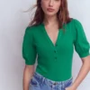 Supersoft Short Sleeve Henley Jewel Green Supersoft Short Sleeve Henley Jewel Green