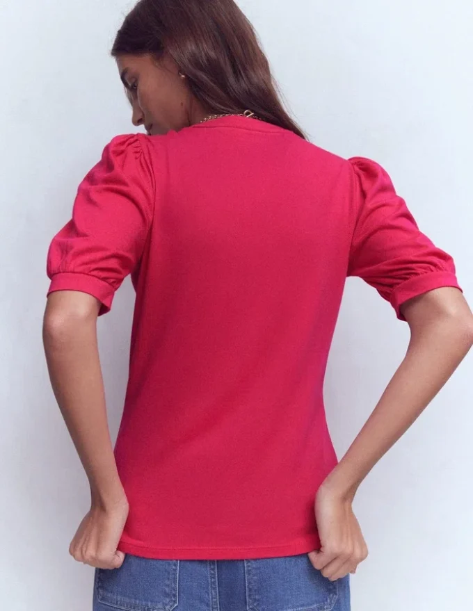 Supersoft Short Sleeve Henley Pomegranate Supersoft Short Sleeve Henley Pomegranate