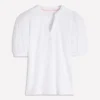 Supersoft Short Sleeve Henley White Supersoft Short Sleeve Henley White