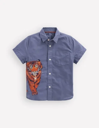 Superstitch Shirt Vintage Indigo Tiger