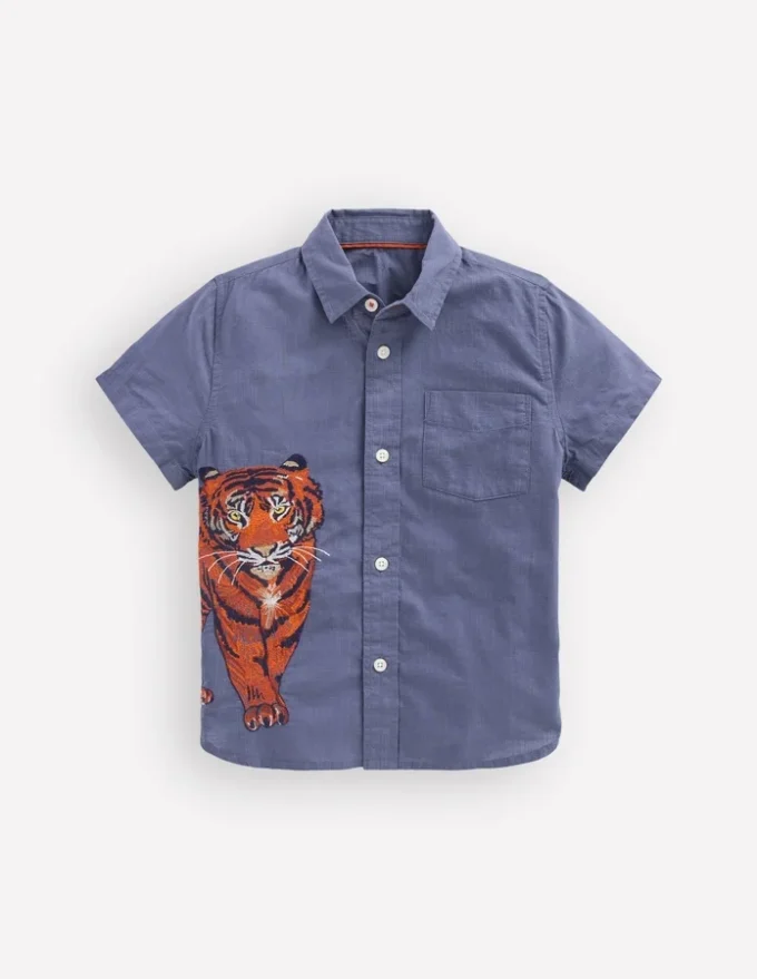 Superstitch Shirt Vintage Indigo Tiger